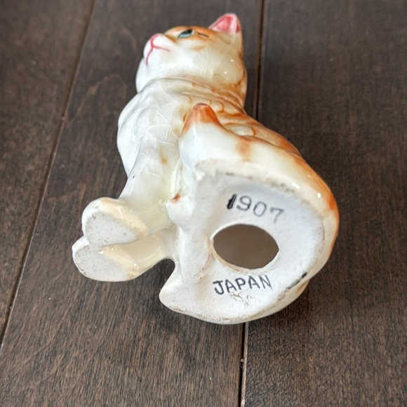 2 Antique Ceramic Cat - Japan 1907 - Picture 7 of 13
